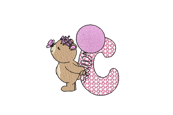 C Girl Teddy Embroidery Review