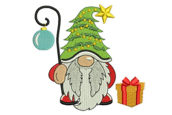 Christmas Tree Gnome Embroidery Review