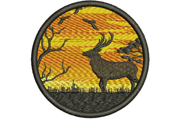Deer Embroidery for Seasonal Magic