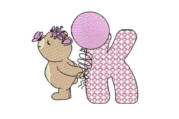 K Girl Teddy Embroidery Design Review