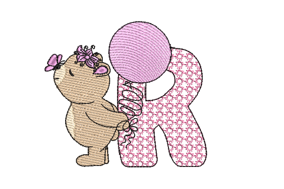 R Girl Teddy Embroidery Review