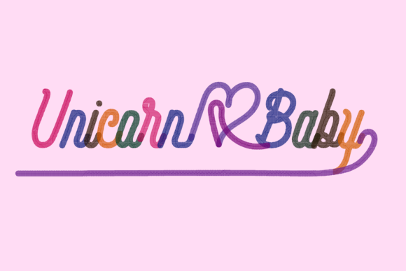 Unicorn Baby Lettering Embroidery Review